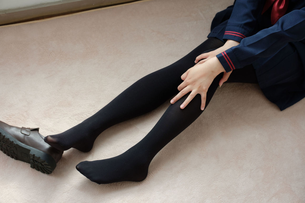 [森萝财团] BETA-024 JK黑丝少女 萝莉丝袜写真